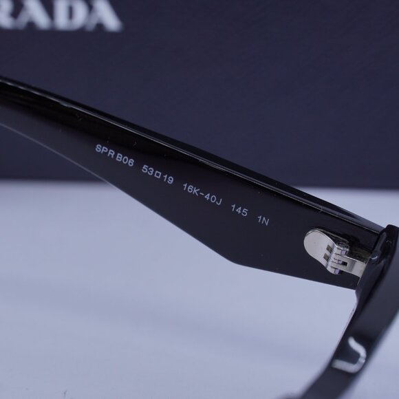 Prada PRB06S 16K40J Rectangle Sunglasses – Black\Violet - Picture 7 of 10